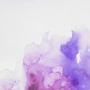 Purple and blue mix of paints on white paper Purple and blue mix of paints on white paper
