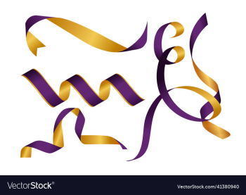 purple and gold ribbon purple and gold ribbon