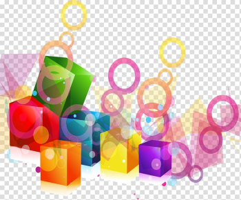Purple and multicolored , Geometric shape Geometry , Dream color geometric shapes transparent background PNG clipart