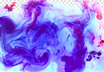 Purple and pink smoke painting, smoke transparent background PNG clipart