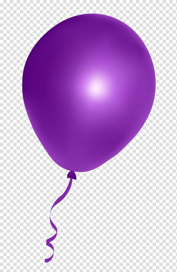 Purple balloon illustration, Balloon Purple, Purple Balloon transparent background PNG clipart