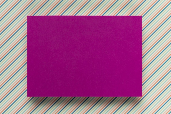 Purple card mock-up on simple background Free Photo