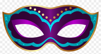 Purple Carnival Mask Png Clip Art Image - Mardi Gras Mask Png