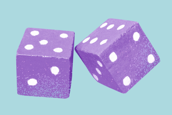 Purple dice cubes, board game | Free Photo - rawpixel