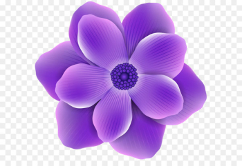 Purple Flower Clip art - Purple Flower PNG Clip Art Image 