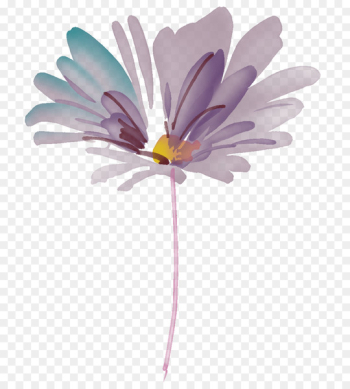 Purple Flower - Watercolor flowers Purple Flower - Watercolor flowers