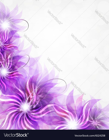 Purple flowers background vector image Purple flowers background vector image
