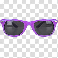 Purple framed sunglasses transparent background PNG clipart