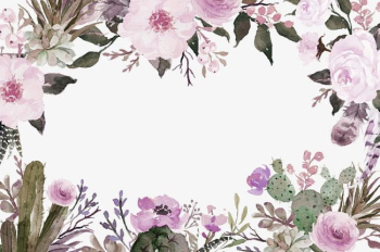 Purple Fresh Flowers Border Texture PNG, Clipart, Border, Border ...
