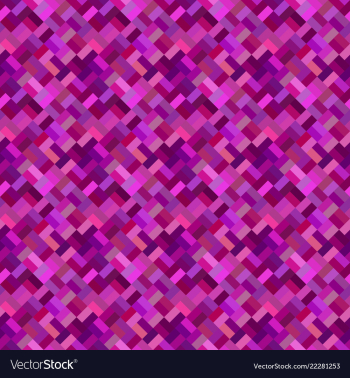 Purple geometric diagonal rectangle mosaic vector image