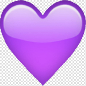 Purple heart , Emoji iPhone Purple Heart, heart emoji transparent background PNG clipart