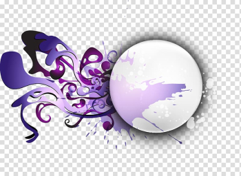 Purple Icon, Colorful abstract rings transparent background PNG clipart