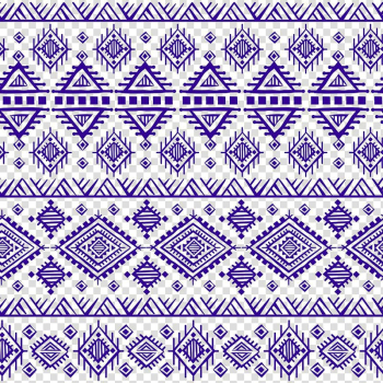 Purple illustration, Ornament Illustration, Blue national wind pattern background transparent background PNG clipart