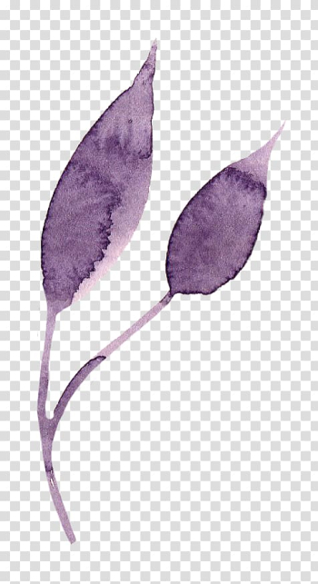 Purple Leaf Petal, Leaves transparent background PNG clipart