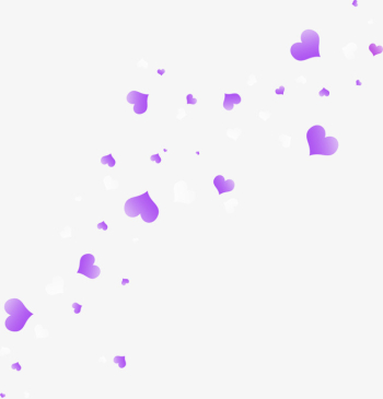 Purple Love, Love Clipart, Heart Shaped, Floating Purple Heart PNG ...