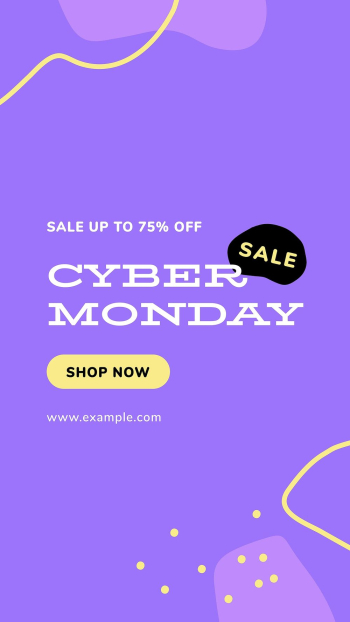 Purple memphis template, sale advertisement | Free Vector Template - rawpixel
