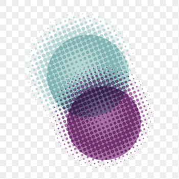 Purple overlapping circles png sticker, | Free PNG - rawpixel