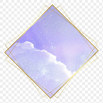 Purple png frame, celestial design | Free PNG - rawpixel