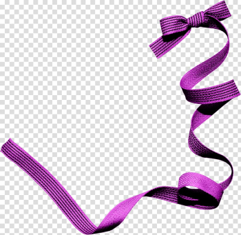 Purple Ribbon Brown , Purple ribbon bow transparent background PNG clipart