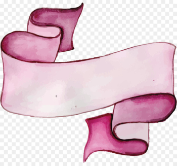 Purple Ribbon - Hand painted watercolor purple ribbon Purple Ribbon - Hand painted watercolor purple ribbon