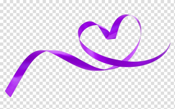 Purple ribbon , Purple fresh love ribbon with decorative patterns transparent background PNG clipart