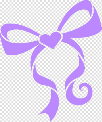 Purple Ribbon , Simple Purple Bow Tie transparent background PNG clipart