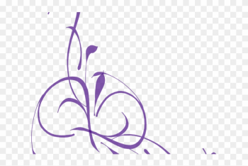Purple Rose Clipart Flower Line - Clipart Floral Borders Png Purple Rose Clipart Flower Line - Clipart Floral Borders Png