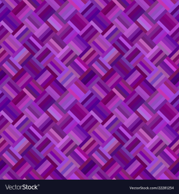 Purple seamless diagonal rectangle pattern vector image