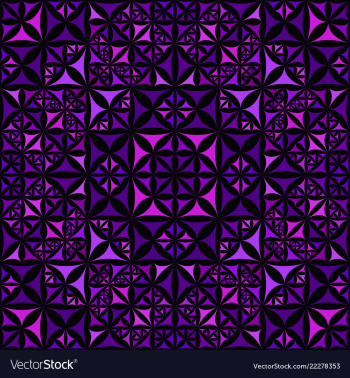 Purple seamless kaleidoscope pattern background vector image Purple seamless kaleidoscope pattern background vector image