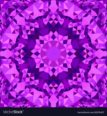 Purple seamless kaleidoscope pattern background vector image Purple seamless kaleidoscope pattern background vector image