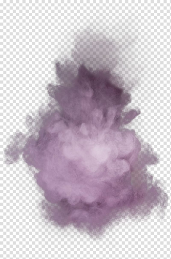 Purple smoke illustration, Dust explosion Haze, Purple powder explosive material transparent background PNG clipart