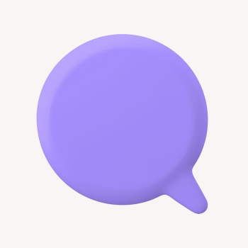 Purple speech bubble, 3D rendering | Free Photo - rawpixel Purple speech bubble, 3D rendering | Free Photo - rawpixel