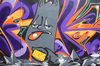 Purple Street Art Free Photo Purple Street Art Free Photo