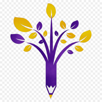 purple violet yellow flower plant purple violet yellow flower plant