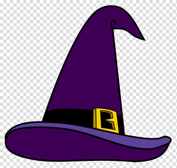 Purple witch hat , Witch hat Magician , Purple Witch Hat transparent background PNG clipart