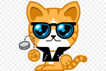 Pusheen Cat Facebook Sticker Telegram - robocar background Pusheen Cat Facebook Sticker Telegram - robocar background