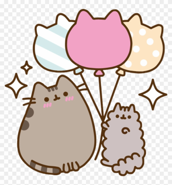 Pusheen Pusheencat Pusheenthecat Globos Ballons Cartoon - Pusheen Cat