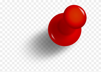 Pushpin Push Pin Office Pin Red Tack Thumb - Pin Png