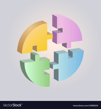 puzzle circle colorful puzzle circle colorful