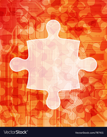 Puzzle vector image Puzzle vector image