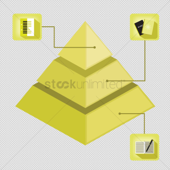 Pyramid infographic Pyramid infographic