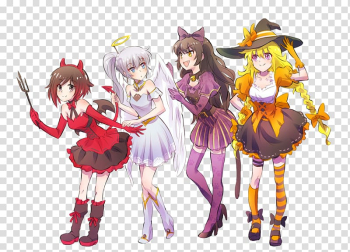Pyrrha Nikos Blake Belladonna Yang Xiao Long Anime Weiss Schnee, ashen transparent background PNG clipart