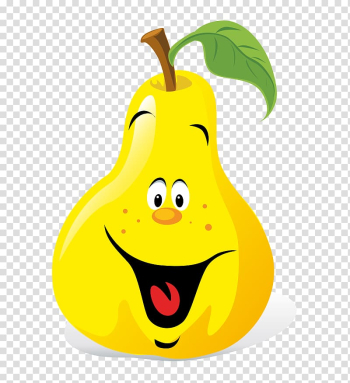 Pyrus xc3u2014 bretschneideri Asian pear Cartoon , expressive pear transparent background PNG clipart