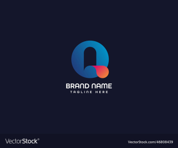 q modern letter logo q modern letter logo
