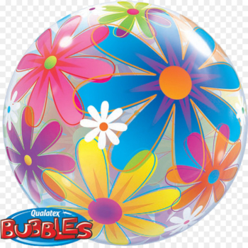 Qualatex Deco Bubble Clear Balloon Qualatex Bubble Balloon Flower Foil Balloon - balloon 