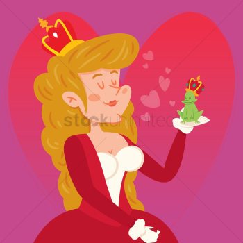 Queen with crown