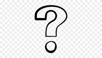 Question Mark Clip Art Black And White - White Clip Art Question Mark