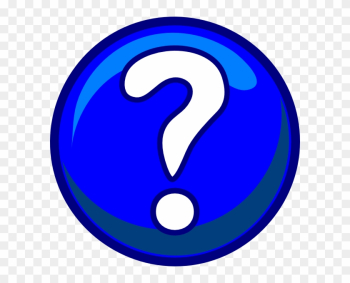 Question Mark Clipart - Blue Question Mark Clipart