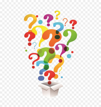 Question mark Stock photography Clip art - Brilliant color question mark 