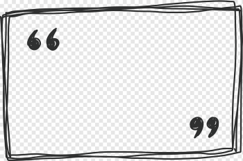 quotation marks illustration, Rectangle Euclidean, Line rectangle border, white, monochrome, black png